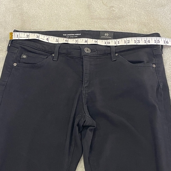 AG Black Skinny Anke Legging Jeans Size 28 - Picture 10 of 13